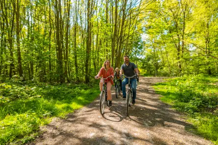 EuroParcs Spaarnwoude surroundings couple biking nature