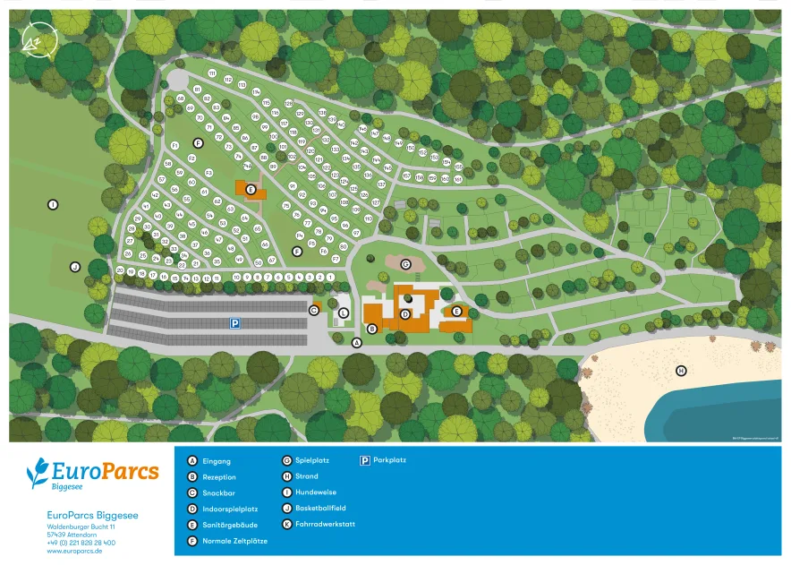 Biggesee - Park plattegrond