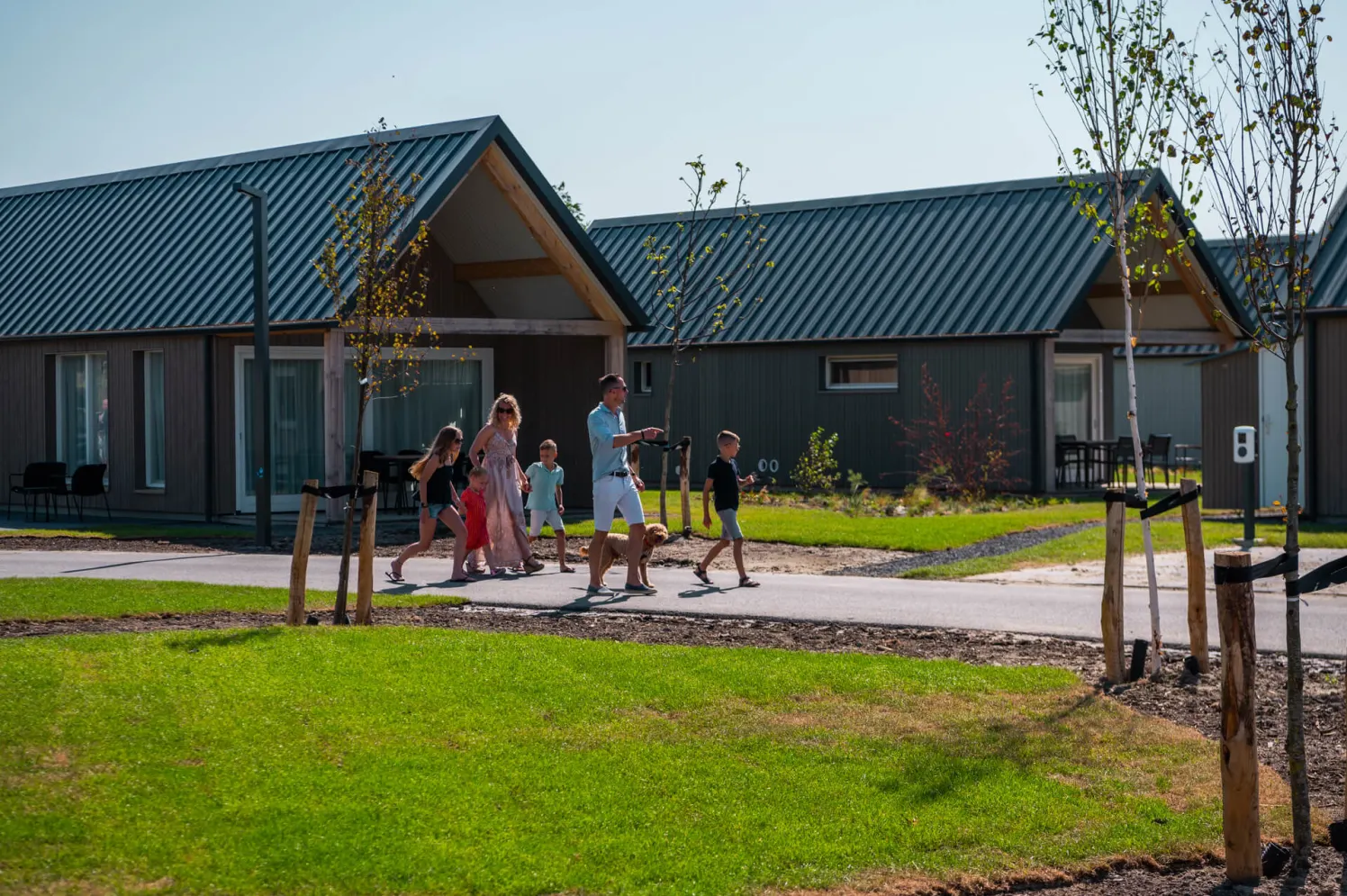 EuroParcs Cadzand family walk on the park