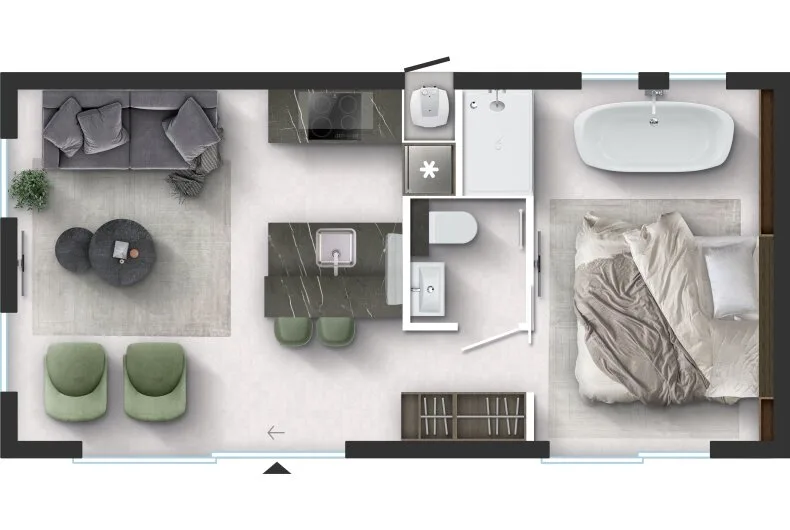 Floorplan Image Seerose 2 Ossiacher See