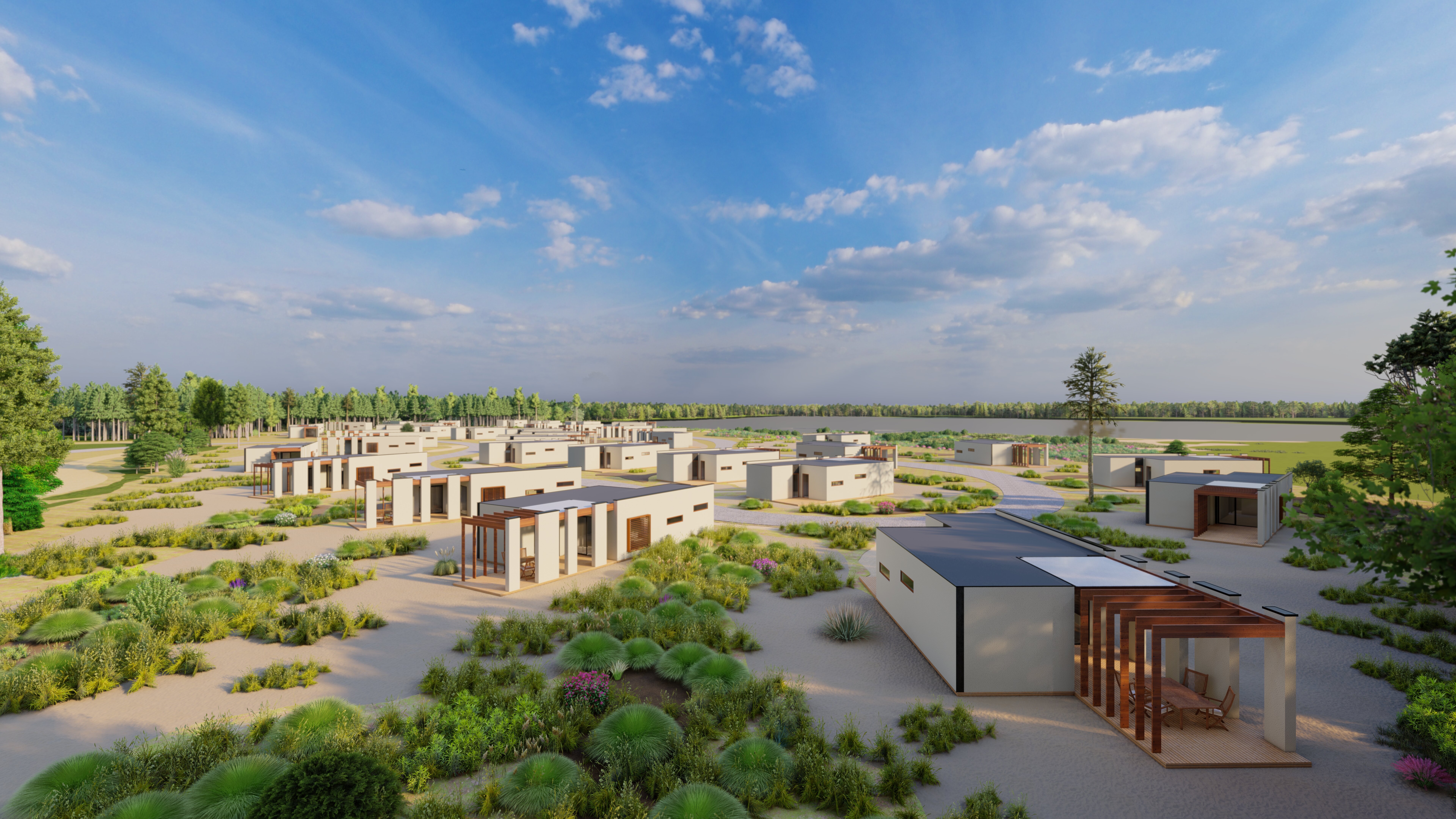 Hoge Kempen overview Lake House