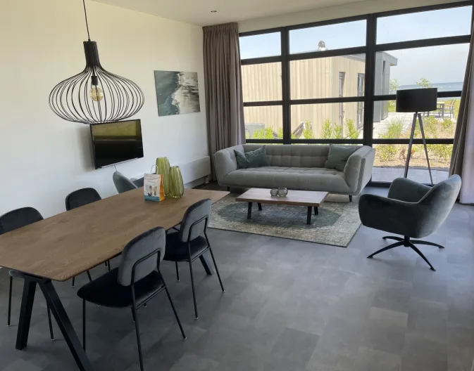 Buitenhuizen cube maximaal 4 - living room - rental photo