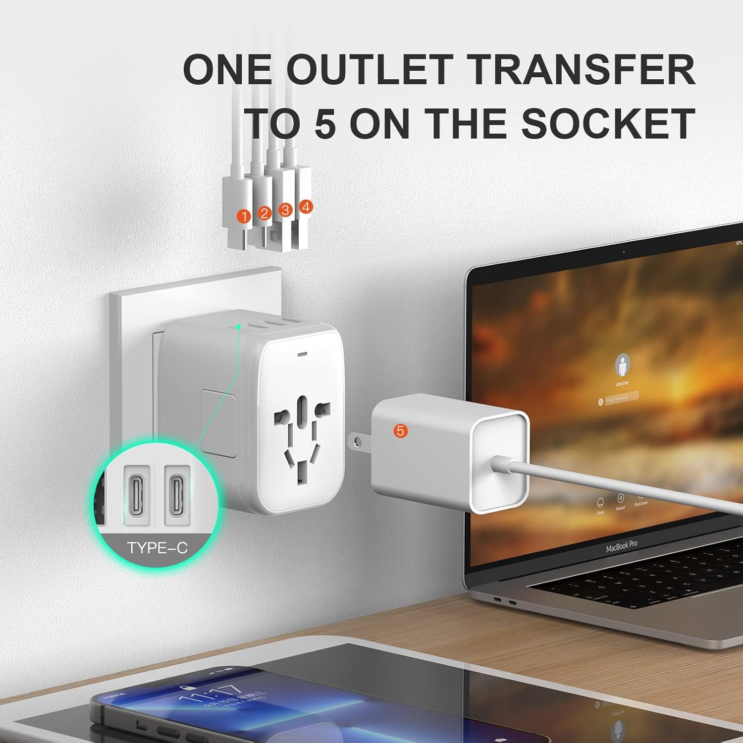 🔌VYLEE Universal Travel Adapter: Because Your Outlets Deserve an Identity Crisis