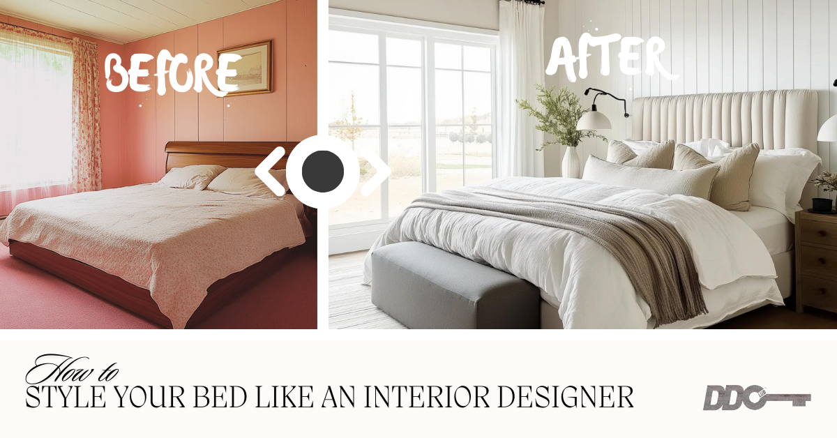 How to Style Your Bed Like an Interior Designer - Budget Friendly ...