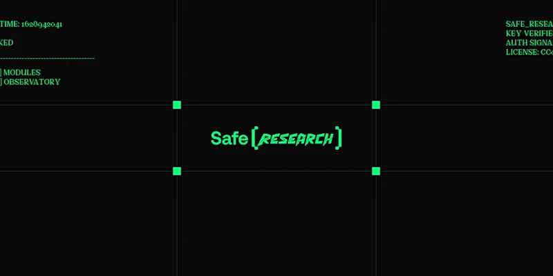 Twitter header - Safe research