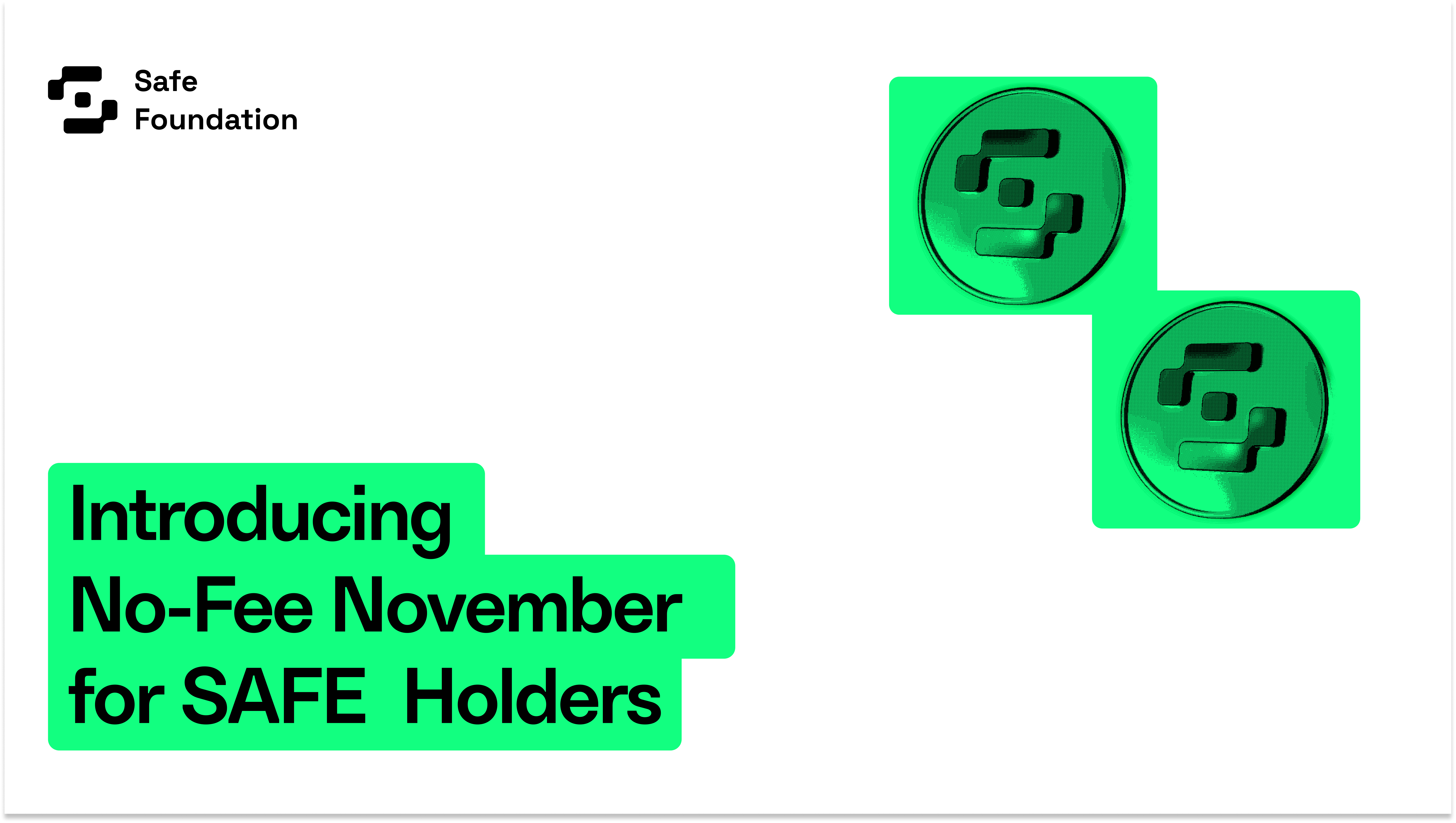 No Fees November: SAFE Holders Go Gasless on Mainnet