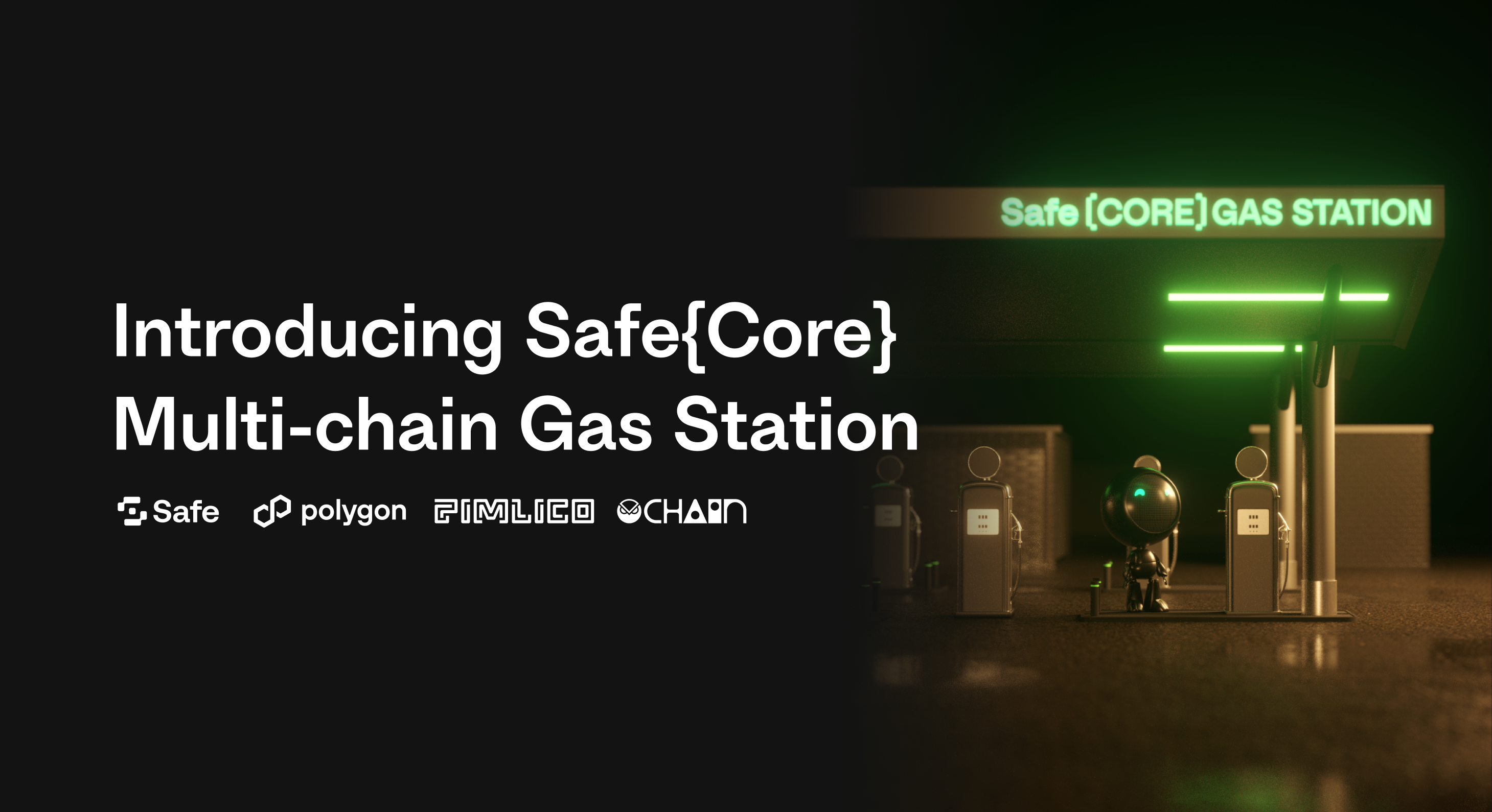 Safe and Pimlico launch the Safe{Core} Multi-Chain Gas Station program with Polygon PoS and Gnosis Chain to sponsor gas fees for EVM users. The initiative offers $250k in gas fee credits to developers, aiming to simplify the usability of Ethereum Virtual Machine (EVM) smart accounts.