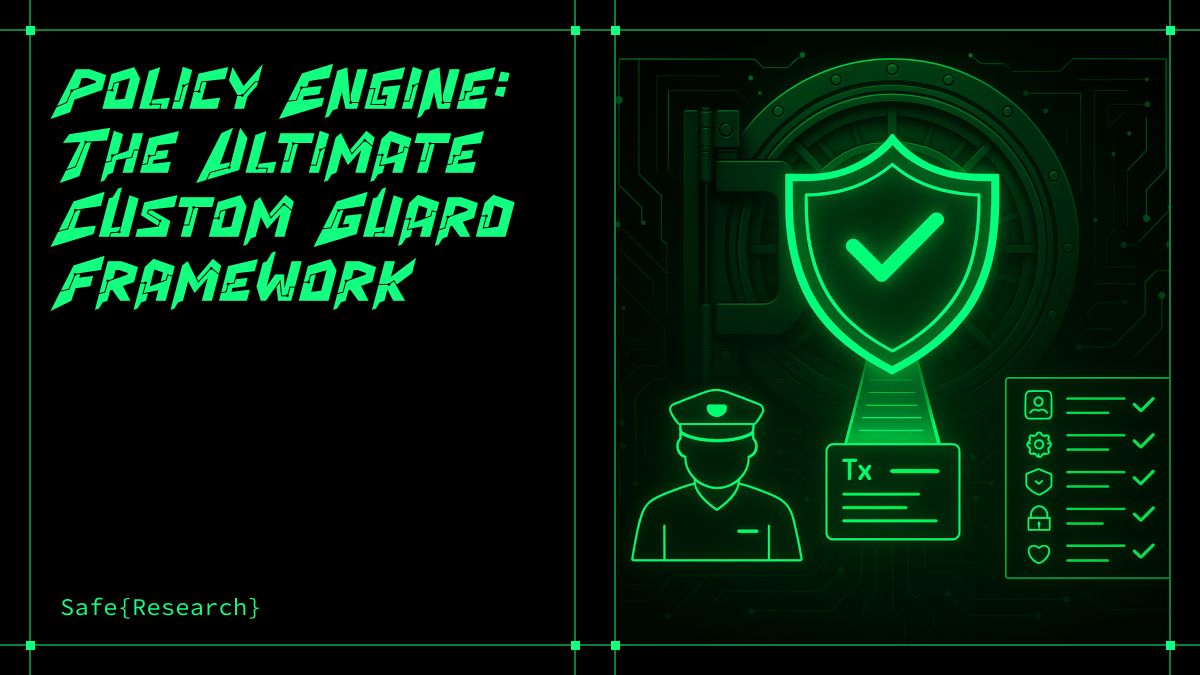 Policy Engine – The Ultimate Custom Guard Framework