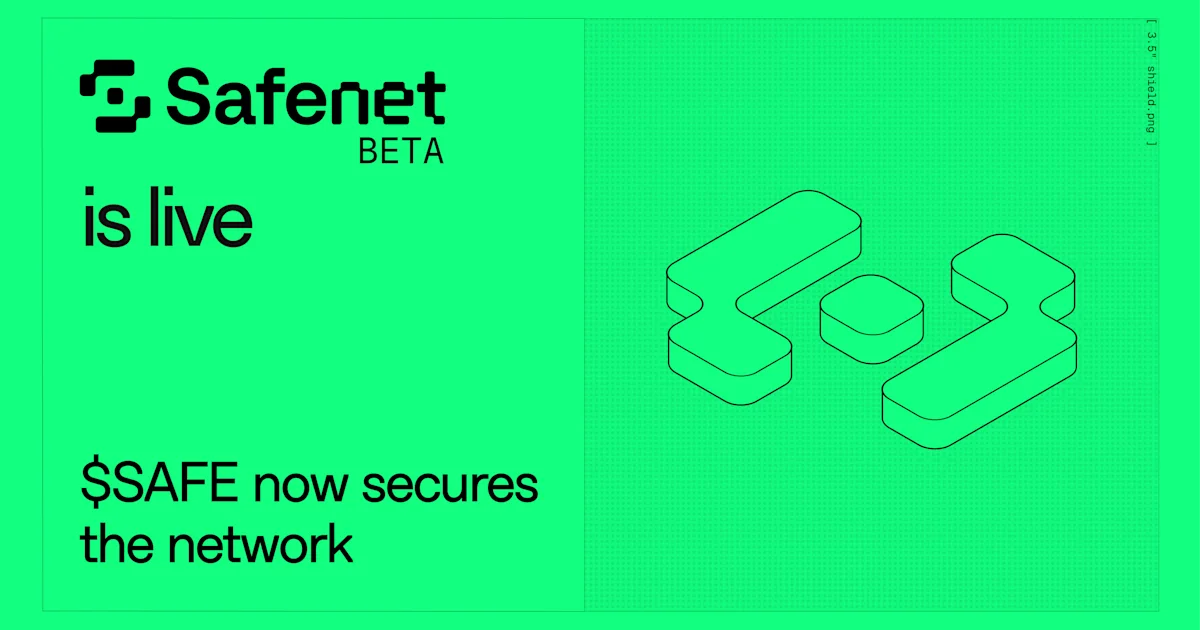 Safenet Beta is Live