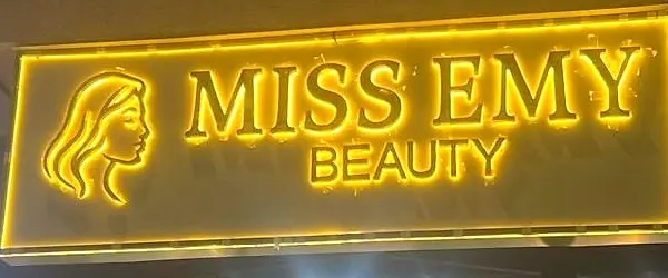 Miss Emy Beauty Gold Sign — Outdoor Signage by Best Color Signs, Dubai