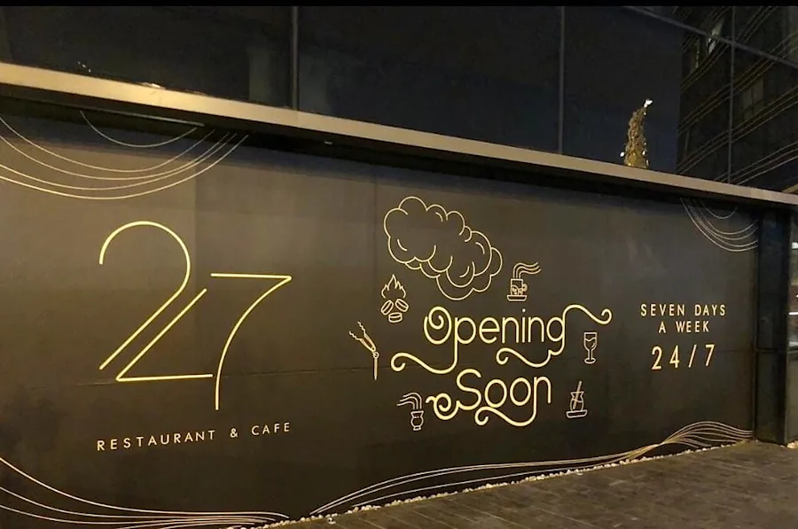 27 Restaurant Opening Graphics — Stickers & Graphics by Best Color Signs, Dubai
