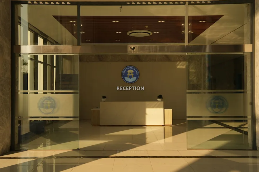 Reception Signage — Best Color Signs, Dubai