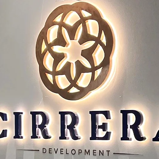Cirrera Development Reception — signage by Best Color Signs, Dubai