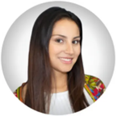 Foto de Constanza Baez, Asesora Financiera