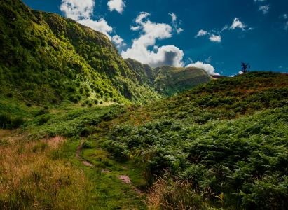 Fantastic view of the Craig Cerrig Gleisiad landscape