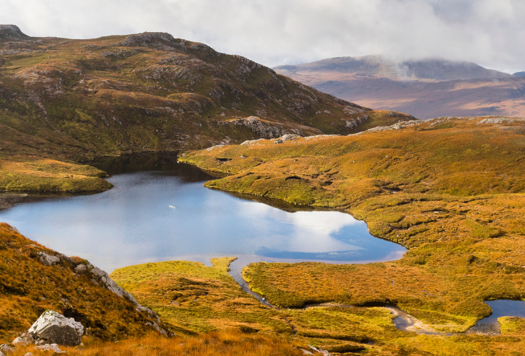 an impression of the Cape Wrath Trail, Hiking Trail