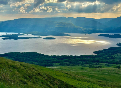 View of the West Highland Way on Day 1