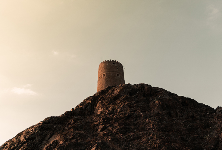 Grenadiers view of a tower