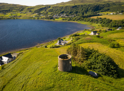 Aerial View of Captain Fraser's Folly