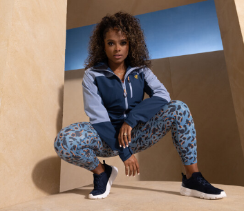 Fleur East wearing dare 2b activewear 