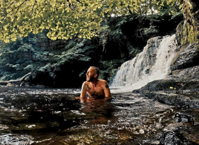 Les Peebles 'The Dales Dipper' Wild Swimming in Cotter Force