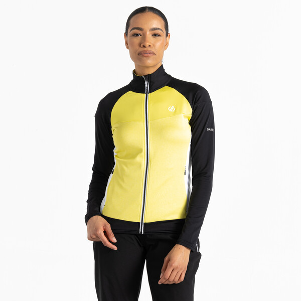 Women's Elation II Recycled Core Stretch in Yellow Plum Black 