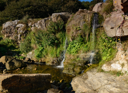 Hayburn Wyke double waterfall