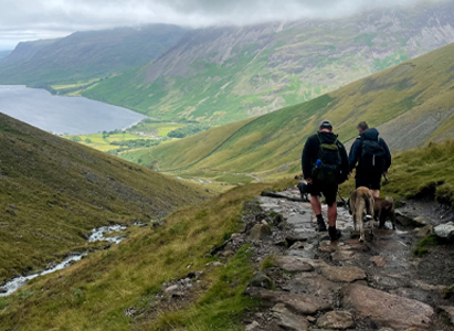 Walking in the 3 peaks