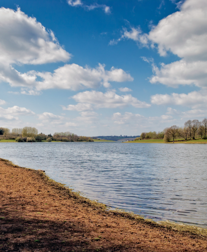 View of Bewl Water reservoir in Kent