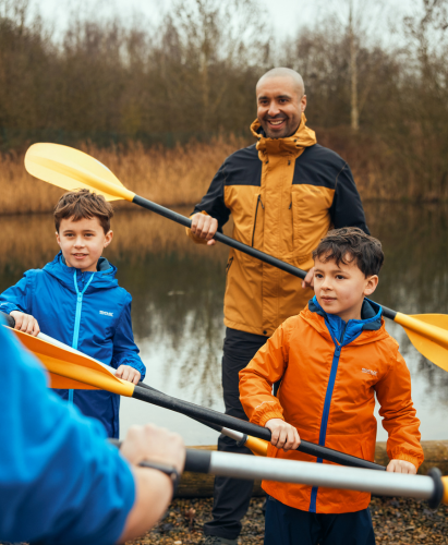 a group at pgl kayaking