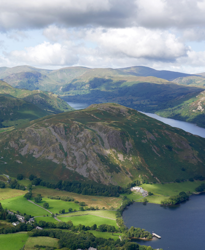 View of Hallin Fell and Ullswater