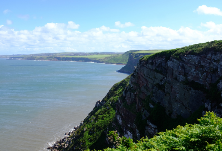 National trail UK Coast to Coast route from st Bees to Robin Hoods Bay