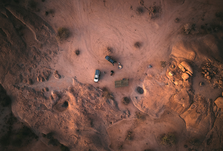 Campsite Birds Eye View