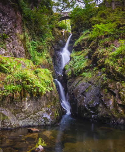 Aira force waterfall walk lake district