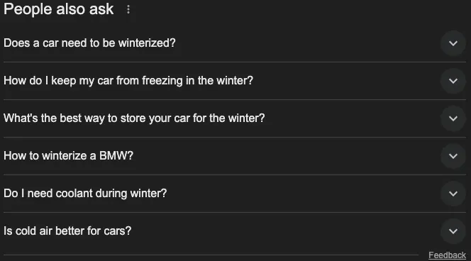 People also ask - myautogms