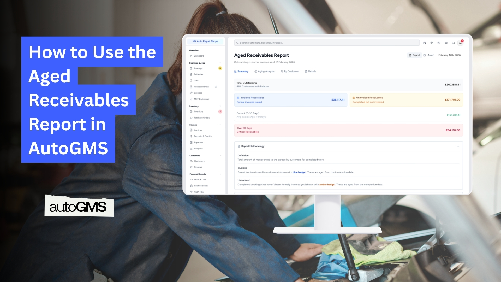 How to Use the Aged Receivables Report in AutoGMS