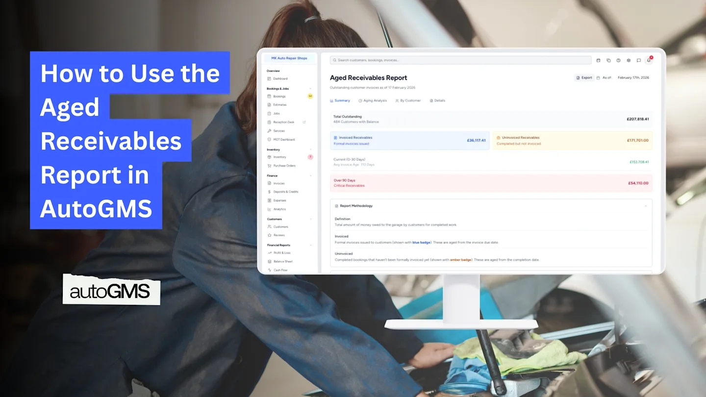 How to Use the Aged Receivables Report in AutoGMS