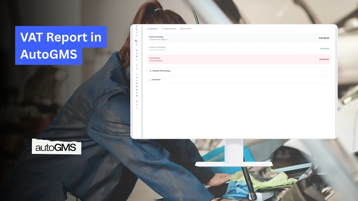 VAT Report in AutoGMS