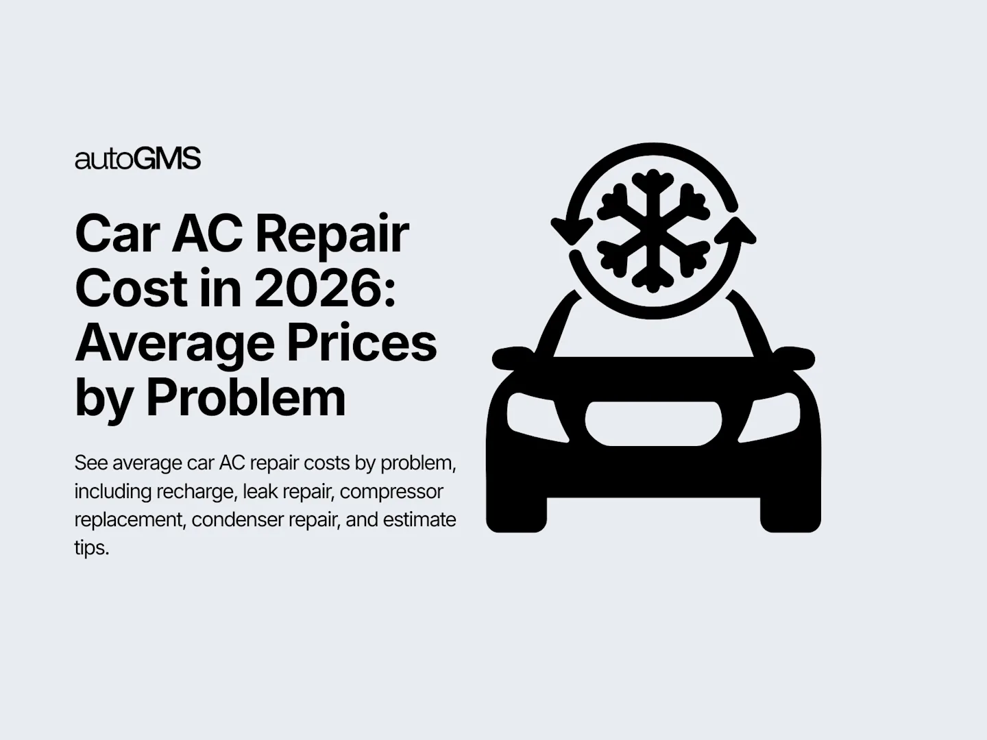 How Much Does Auto AC Repair Cost?