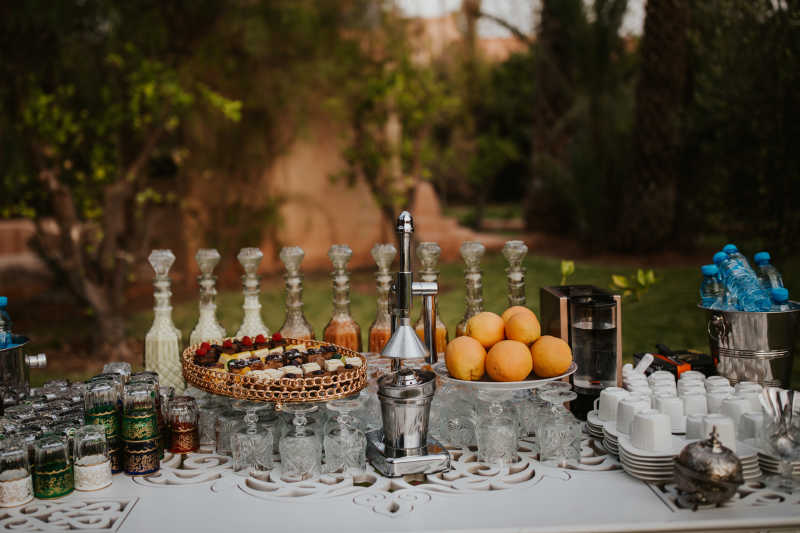wedding catering morocco