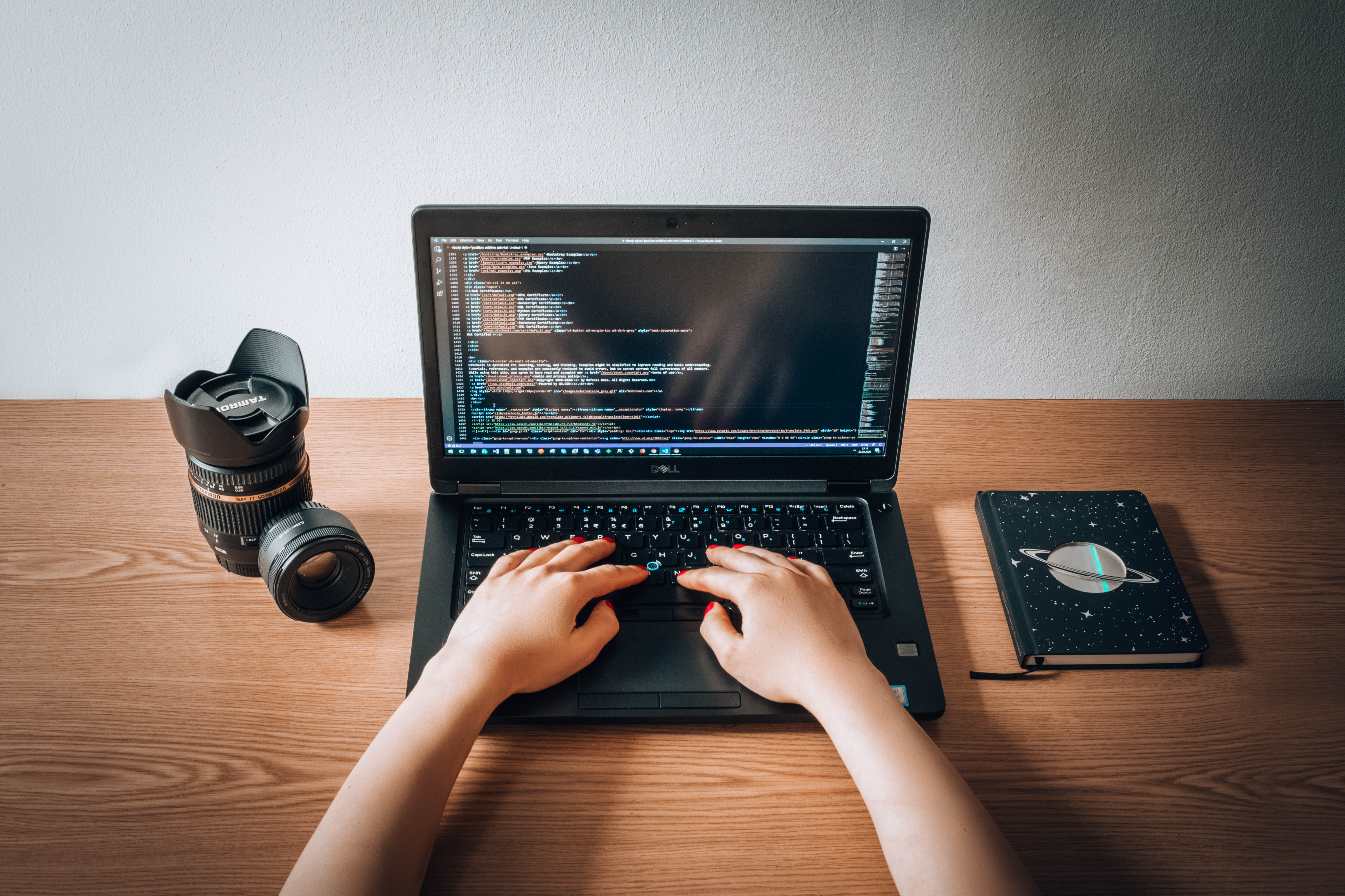 a man working on a laptop.