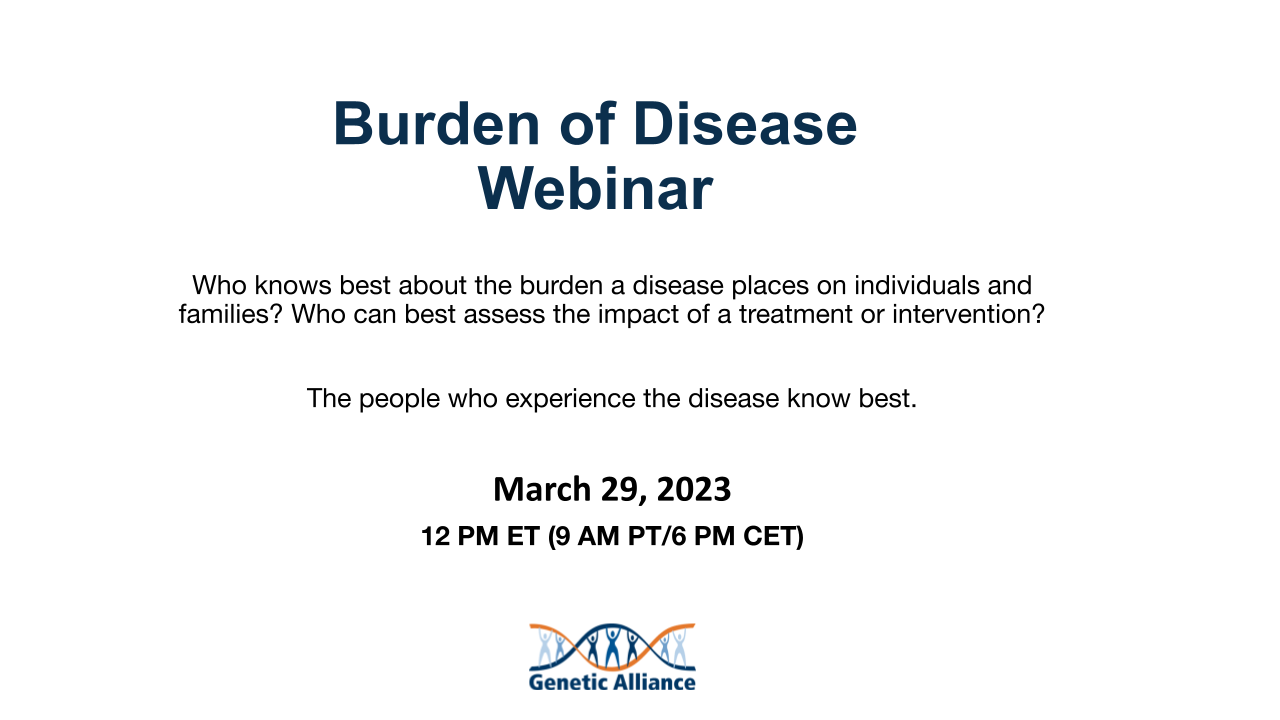 Burden of Disease Webinar