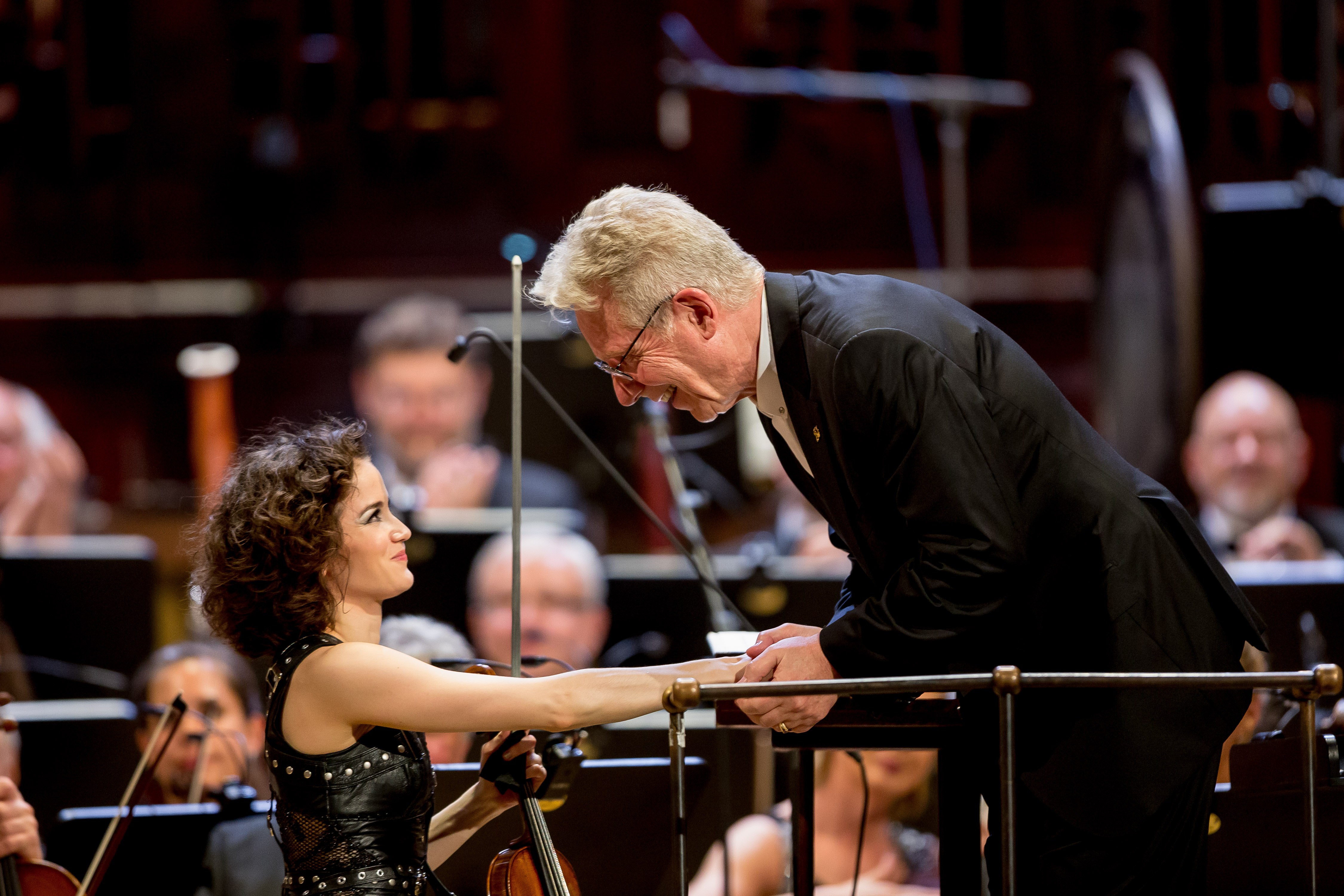 Concerto for Violin and Orchestra "Eleven Eleven" composed by Danny Elfman | Sandy Cameron & John Mauceri; World Premiere, Photo Credit: Jan Malý