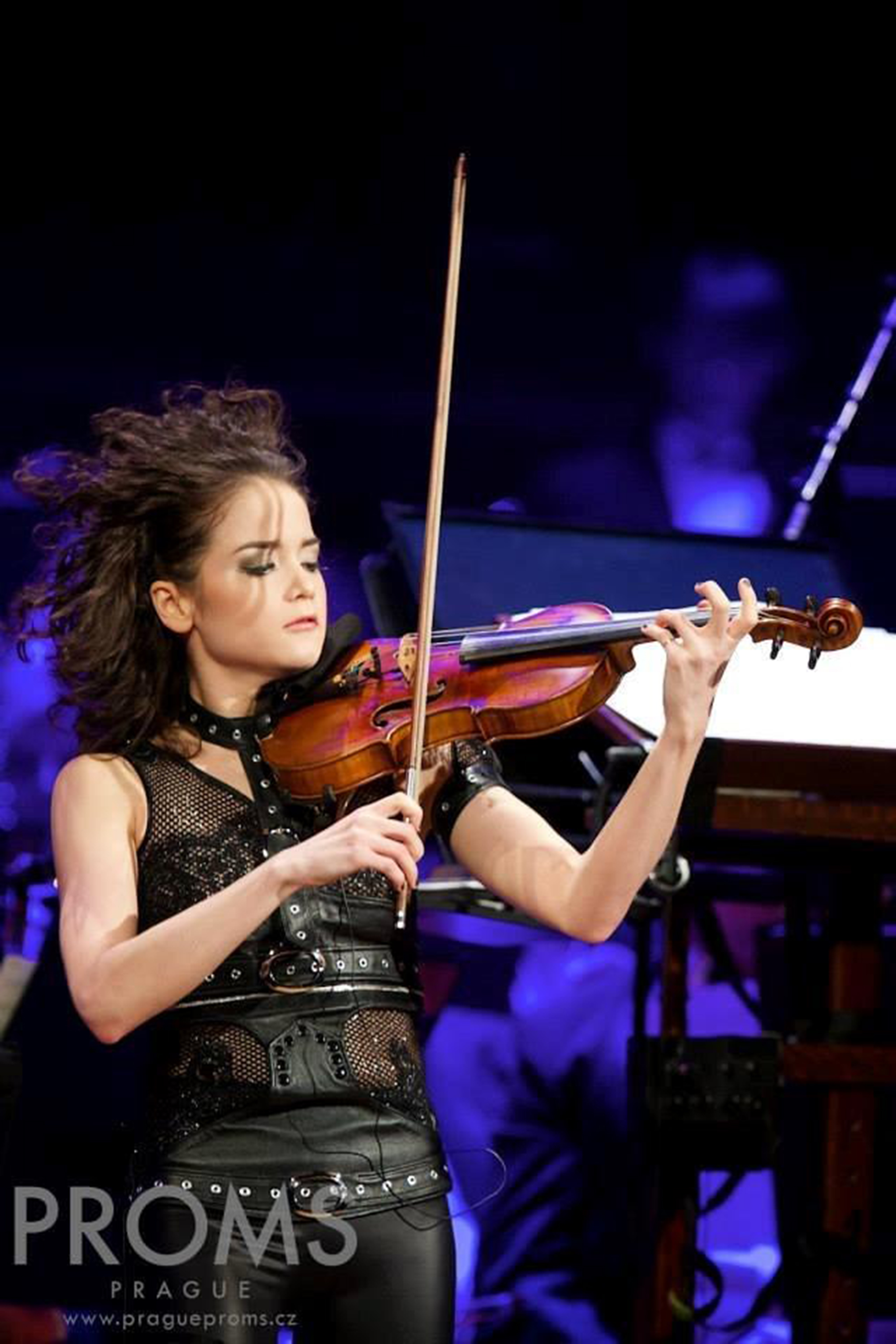 Prague Proms, World Premiere of Concerto: Sandy Cameron, Violin Soloist, Photo Credit: Jan Malý