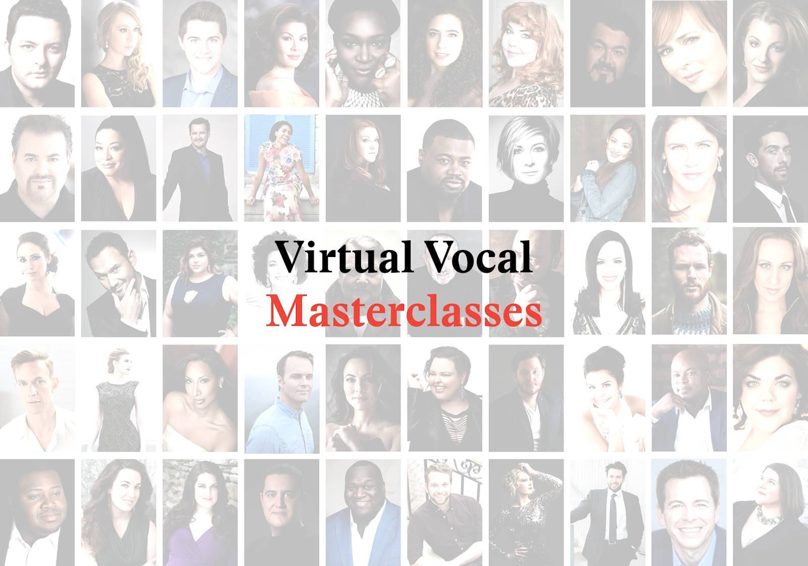 Virtual Vocal Masterclasses - Virtual Roster
