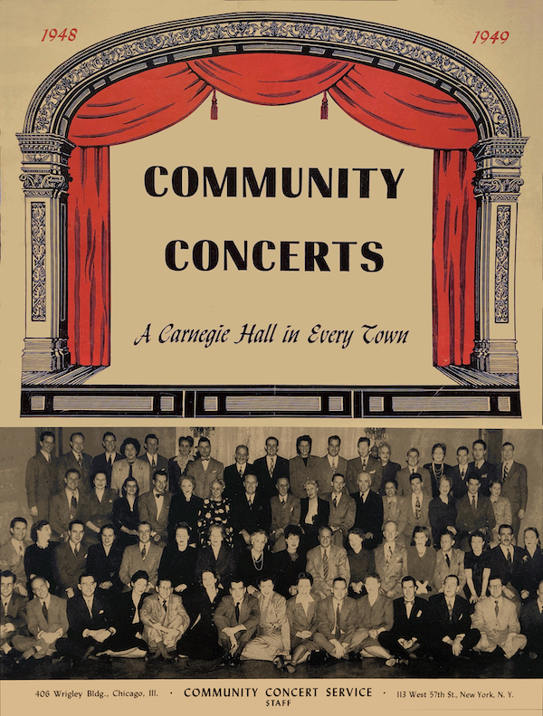 Community Concerts 1948-1949