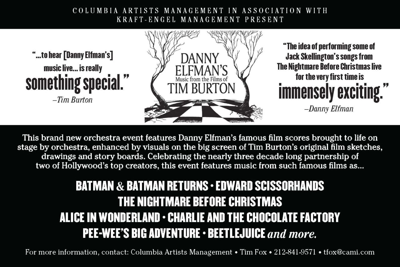 Danny Elfman's Music from the Films of Tim Burton