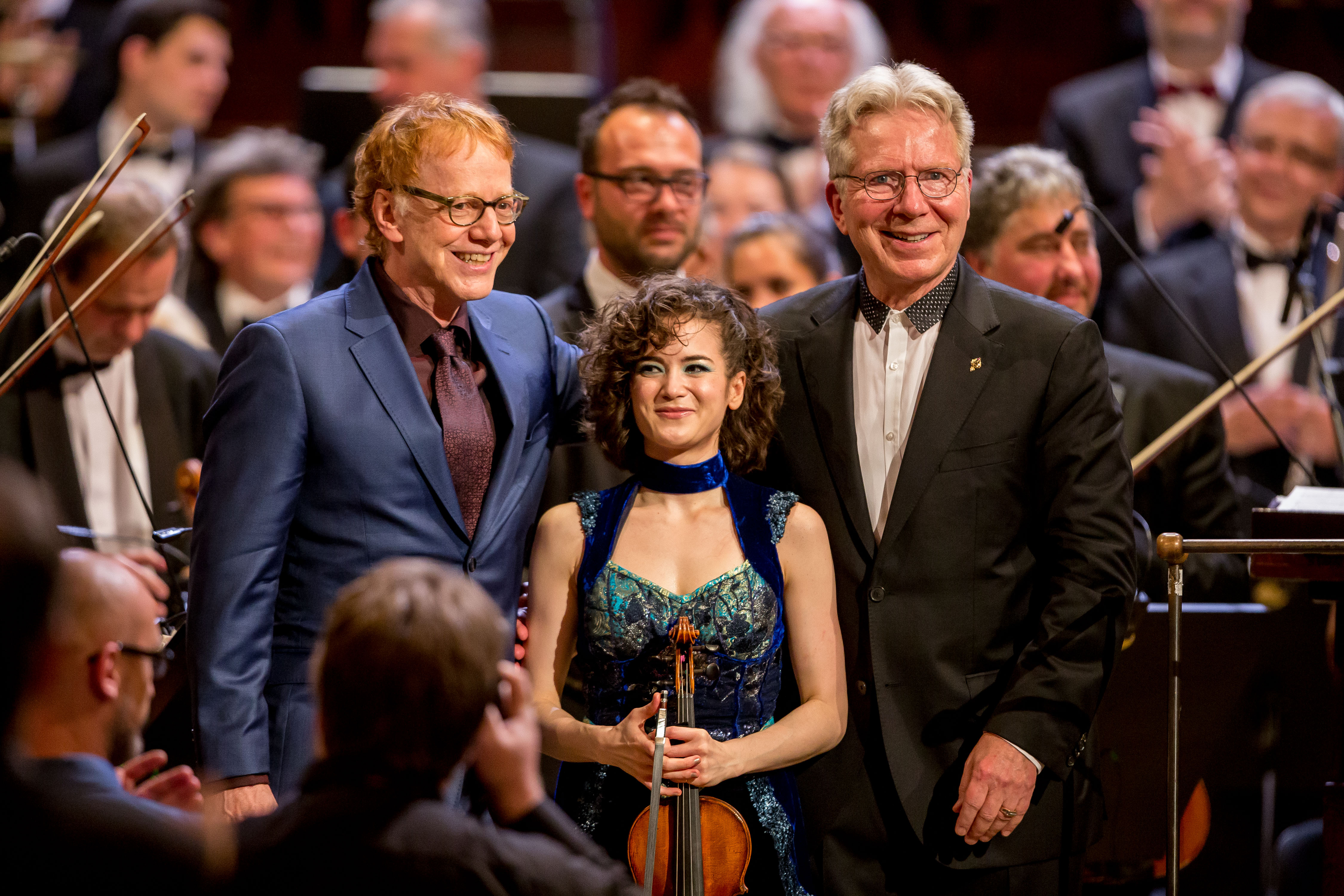 Concerto for Violin and Orchestra "Eleven Eleven" composed by Danny Elfman | Danny Elfman, Sandy Cameron & John Mauceri; World Premiere, Photo Credit: Jan Malý