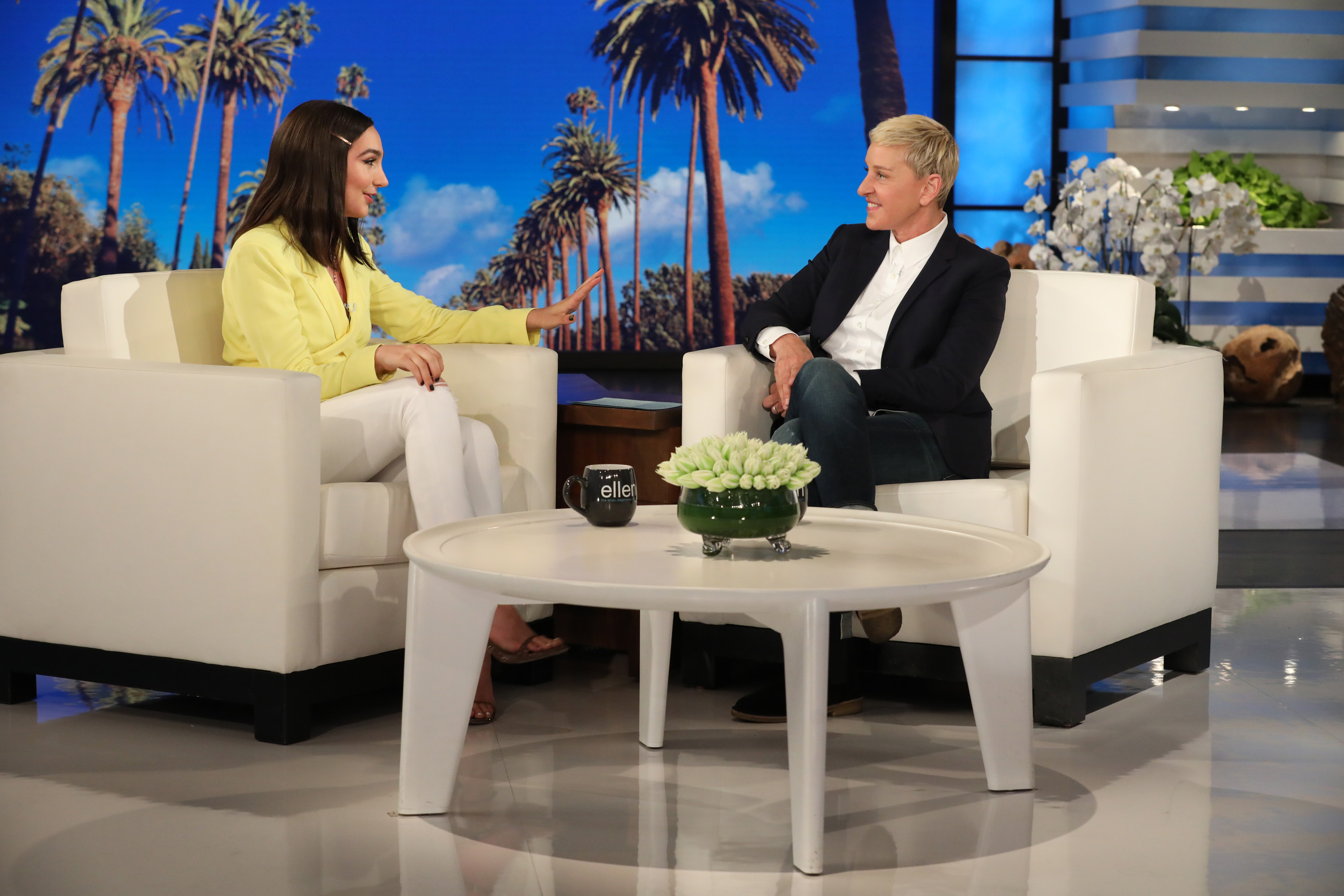 Emily Bear appearing on The Ellen DeGeneres Show