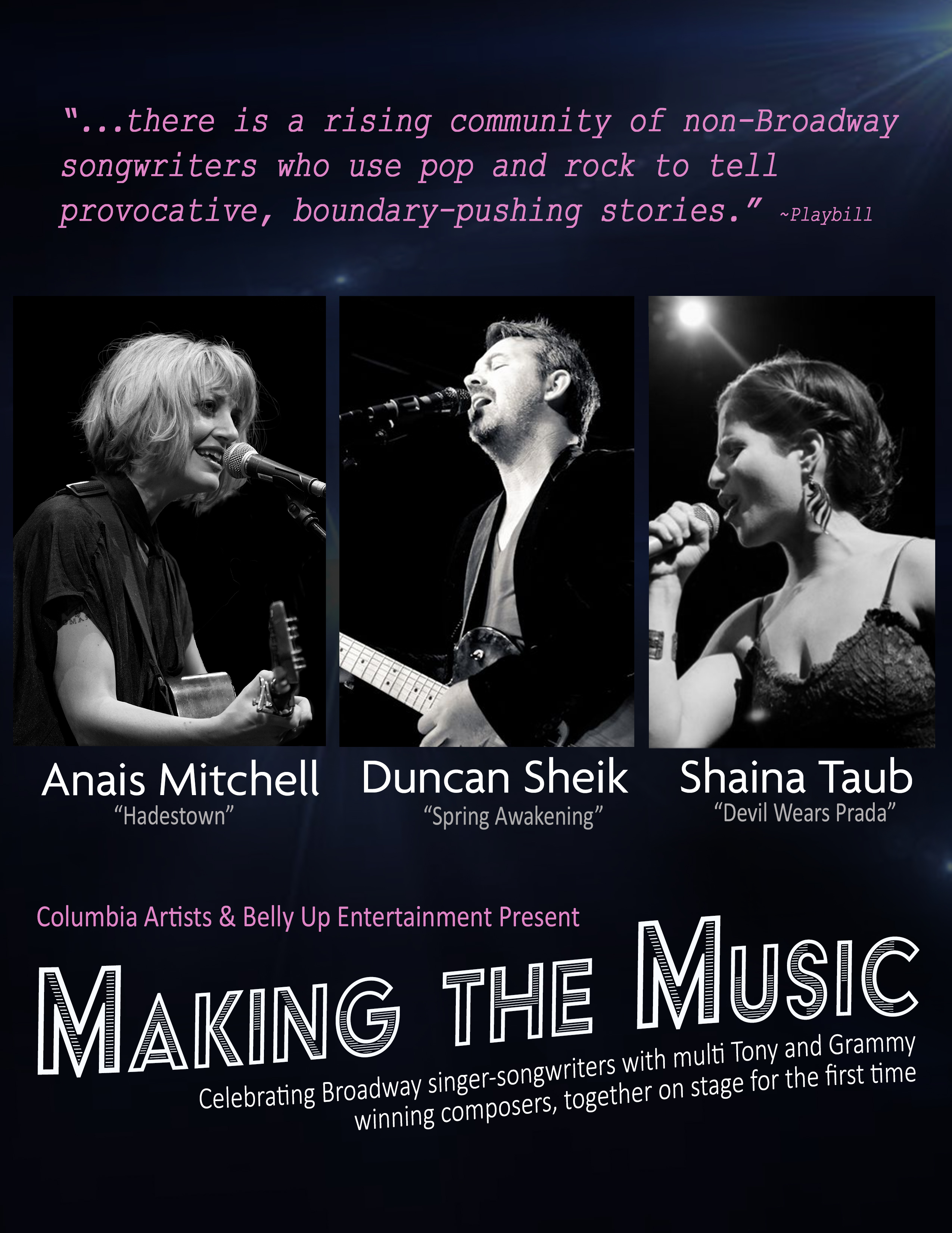 Making the Music Promotional Poster